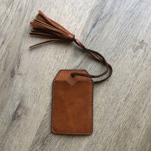 Madewell Leather Tassel Luggage Tag
